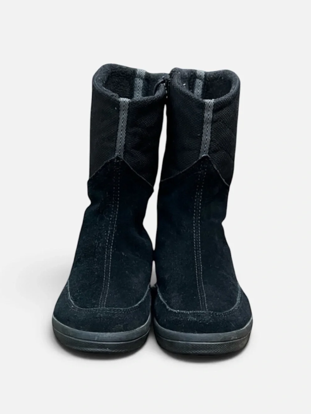 Keds SuedeFleece Lined Zip-up Winter Boot in Black Women’s Size 6 1/2